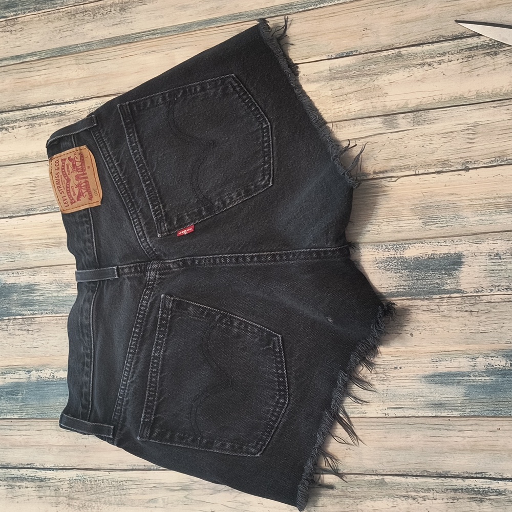 Levis 501 Original shorts in Black-  size 26 - Picture 4 of 7